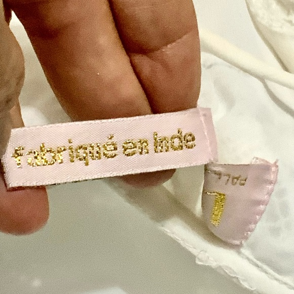 NWOT Verb by Pallavi Singhee Sleeveless Blouse Ivory
Size M - Picture 9 of 13